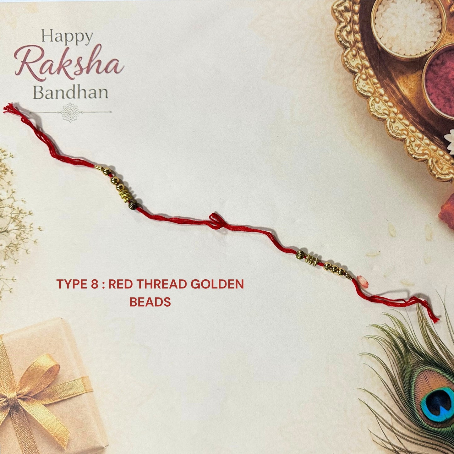 Personalised MDF Rakhi | Custom Bracelet | Free Delivery