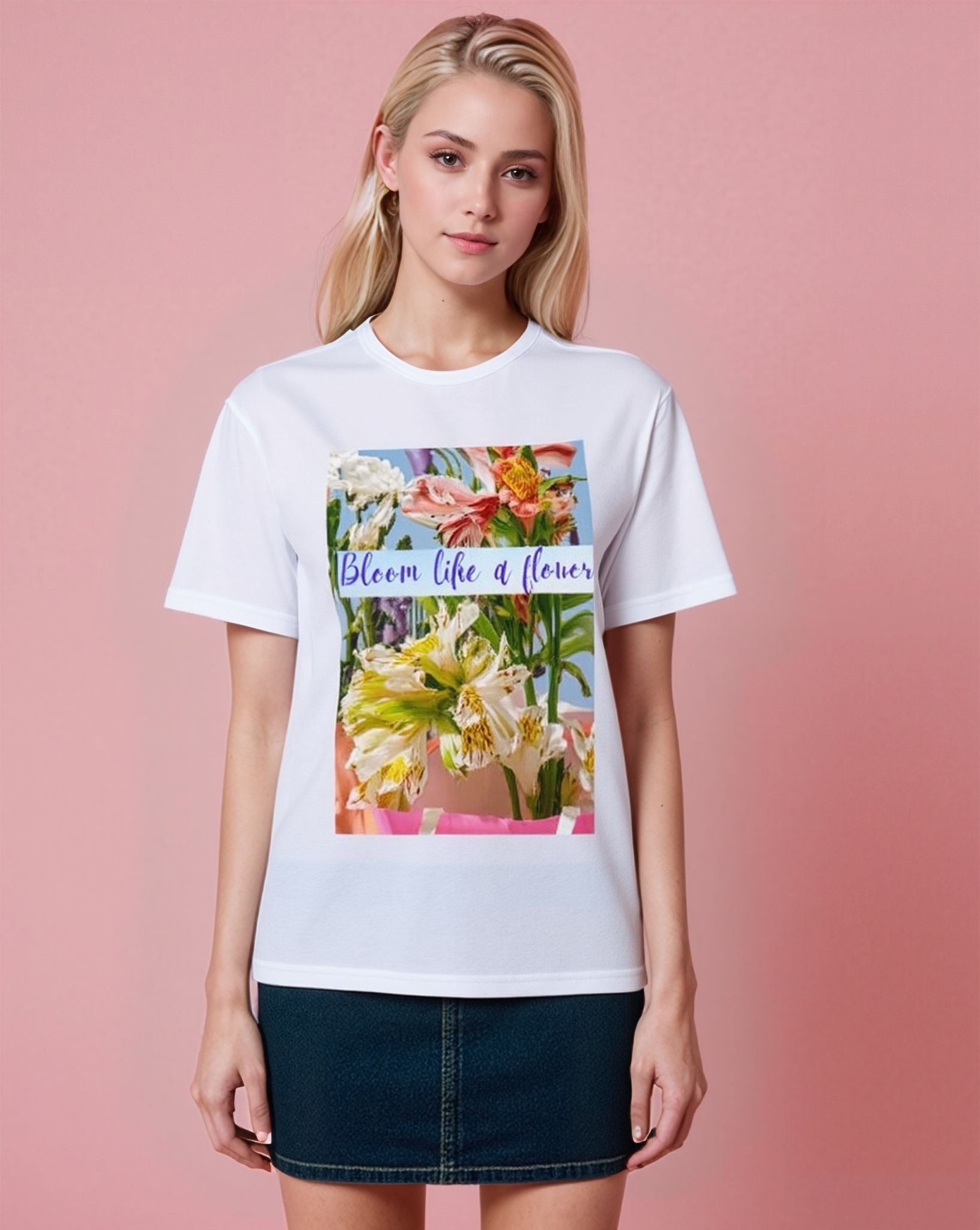 Personalised White T-shirt Sample