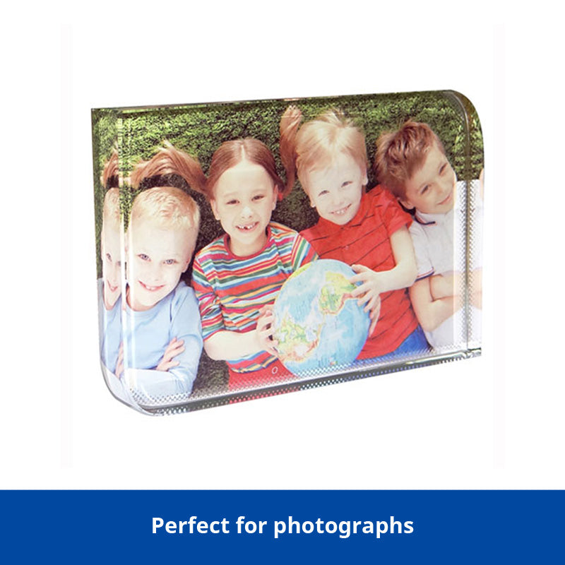 Personalised Glass Crystal Photo Block - Another Sample Print